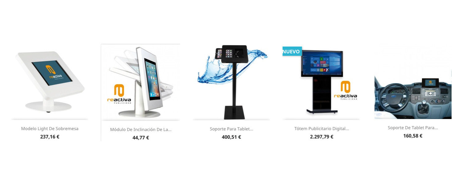 Soportes para tablets y monitores