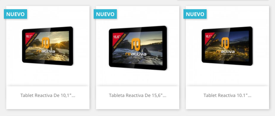 tablets android reactiva
